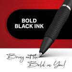 Sharpie S-Gel Drawing Pens Writing Ink For Journaling Coloring Bold Point (1.0Mm) Black Ink 12 Count