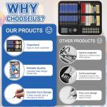 Daerthotk 53 PCS Drawing Kit Sketching Pencil Set, Sketch Pencils Art Supplies with Graphite, Charcoal, Blending Tools, Drawing Pencils for Artists Adults Beginner Family Friends