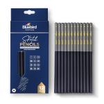 BLUEBIRD Sketch Pencils Set of 12 (2H–8B) – Drawing Pencils for Sketching, Art Supplies for Adults & Teens, Ideal for Drawing Art, Sketching, & Shading