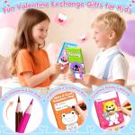 YEGEER Valentines Colored Pencils Bulk Classroom Exchange Gifts for Kids, 24 Packs Pre-sharpened Coloring Pencils Set, School Valentines Day Party Favors for Boys Girls, 12 Assorted Colors, 288 Count