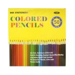 SKKSTATIONERY 50Pcs Colored Pencils,50 Vibrant Colors, Drawing Pencils for Sketch, Arts, Coloring Books, Back to school Christmas Gifts