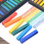 Artecho 24pcs Soft Pastels, Square Chalk for Drawing, Blending, Layering, Shading, Pastels Art Supplies