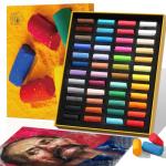Paul Rubens Soft Pastel Set (48 Colors) - Fine Pigments with Smooth Strokes & Strong Coloring Power - Vibrant Chalk Pastels for Drawing, Blending & Layering - Ideal for Beginners, Students & Artists