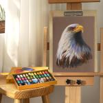 Paul Rubens Soft Pastel Set (48 Colors) - Fine Pigments with Smooth Strokes & Strong Coloring Power - Vibrant Chalk Pastels for Drawing, Blending & Layering - Ideal for Beginners, Students & Artists