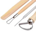 S & E TEACHER'S EDITION 19 Pcs Pottery Tools & Clay Sculpting Tools, Double Sided Ceramic Clay Carving Tool Set for Pottery Modeling Smoothing.