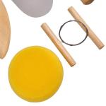 S & E TEACHER'S EDITION 19 Pcs Pottery Tools & Clay Sculpting Tools, Double Sided Ceramic Clay Carving Tool Set for Pottery Modeling Smoothing.