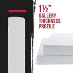 U.S. Art Supply X-Large Stretched Canvas for Painting 30x40 inch Gallery Depth 1-1/2" Thick, 2-Pack - 12oz Acrylic Gesso Triple Primed, Professional Artist Quality, 100% Cotton - Oil, Pouring Paint