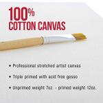 U.S. Art Supply X-Large Stretched Canvas for Painting 30x40 inch Gallery Depth 1-1/2" Thick, 2-Pack - 12oz Acrylic Gesso Triple Primed, Professional Artist Quality, 100% Cotton - Oil, Pouring Paint