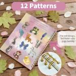 Osctor Watercolor Workbook, Coloring Book Beginner Friendly Painting kit, 12 Colors Water Color Paint with Palette and 2 Brush, Exploration Gift for Adults (Animals)