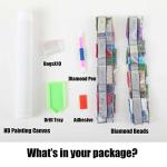 Landscape Scenery Diamond Art Kits for Adults Beginners, 5D DIY Full Round Drill Diamond Painting Kits Waterfall, Paint by Diamonds Dot Gem Art Crystal Flower Easy,Home Wall Decor 13.7X13.7Inch