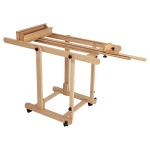 Creative Mark Savannah Studio Easel - Portable Lightweight Art Easel with Adjustable Angles with Wheels - Ideal for Artist, Perfect for Painting - Storage Drawer - Natural Finish - Ideal for Artist