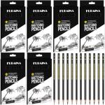 Humyoun 72 Pcs Drawing Sketching Pencil Set Professional (12b - 4h) Graphite Charcoal Gift Bulk for Artists Beginners, Pro Artists, Drawing Art, Sketching