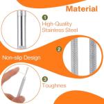 Sibba 3Pcs Clay Needle Tools, Polymer Pottery Carving Tools Sculpting Ceramics Supplies, Sculpture Feather Pin Carving Knife Needle Texture Tool, Air Dry Clay Tool for Dotting Trimming