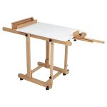 Creative Mark Savannah Studio Easel - Portable Lightweight Art Easel with Adjustable Angles with Wheels - Ideal for Artist, Perfect for Painting - Storage Drawer - Natural Finish - Ideal for Artist