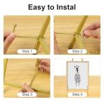 16" Large Metal Tabletop Easel Gold Table Top Easel Picture Stand Mirror Table Top Easels for Display Photo Frame Heavy Duty Plate Art Display Stand for Sign Tabletop Wedding Frame Stands