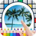 Beautiful Beaches Color by Number - Free Pixel Art Game - Coloring Book Pages - Happy, Creative & Relaxing - Paint & Crayon Palette - Zoom in & Tap to Color - Share Creations with Friends!