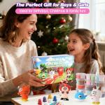 FIIOEOY Air Dry Clay Kit -12 Animals Modeling Clay Set with 6 Movable Bases, Ultra Light & Soft, Safe Non-Stick DIY Art & Craft Kit with Sculpting Tools & Tutorials, Creative Gift for Boys & Girls