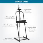 SD STUDIO DESIGNS Deluxe Easel - Black 22.5" W x 23" D x 87.75" H