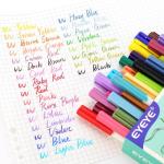 EYEYE Brush Pens for Calligraphy, Soft Tip 24 Colors Set with Blender Marker, Ideal for Drawing, Lettering, Journaling, Sketching & Illustration, Art Supplies for Artists