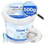 Upgraded Air Dry Clay, Multi-Purpose Foam Clay for Adults and Kids, High Density and Quality Modeling Clay for Cosplay, Arts & Crafts, Super Safe Materials, Perfect Model Magic Gifts, 17.6 oz (White)