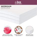 Bee Paper 6" x 9" Watercolor Paper Pack, 50 Sheets