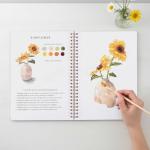 Beautiful Watercolor Workbook for Beginners - Relaxing & Easy to Paint Water Coloring Book with Floral Designs on Premium Paper - Perfect for Gifting to Spark Creativity & Joy for Adults
