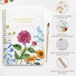 Beautiful Watercolor Workbook for Beginners - Relaxing & Easy to Paint Water Coloring Book with Floral Designs on Premium Paper - Perfect for Gifting to Spark Creativity & Joy for Adults