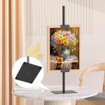 HzTinT 1PCS Tabletop Picture Frame Stand,Heavy Metal Base Adjustable Size Table Easels for Display,Picture Frame Holder Art Display Stand for Signs, Canvas