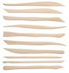 10 Pcs Clay Tools Sculpting, 6 Inch Double Ended Clay Modeling Tools for Polymer, Ceramic & Pottery, Carving, Detailing & Smoothing, Professional Sculpture Kit