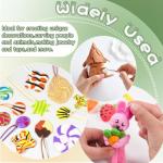 50 Pack White Air Dry Foam Clay,17.6oz Super Light Modeling Foam Clay,White Soft Modeling Clay for Birthday Gift,Arts & Crafts,Family & Classroom Rewards