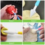 CeroDimo 9 Pack Clay Sculpting Tools Set Double End Pottery Modeling Tools Clay Carving and Shaping Tools Air Dry Clay Tool Kit for DIY Craft Projects Polymer Clay Tools Assorted Colors