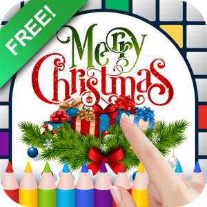 Christmas Color by Number - FREE Pixel Art Game - Coloring Book Pages - Happy, Creative & Relaxing - Paint & Crayon Palette - Zoom in & Tap to Color - Share Creations with Friends!