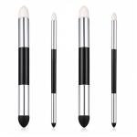 4 Pcs Artist Blending Sponge Pen Dual Tip, 2 Sizes Drawing Art Soft Oil Pastel Blending Tools Washable Drawing Art Foam Blendings Tool for Shadowing Correcting Draw Beginners Supplies