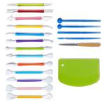 Clay Sculpting Tools, Polymer Clay Tools & Air Dry Clay Accessories, Modeling Clay Kit for Kids & Adults. Pottery Ceramic Tools Sculpting Tool Set with Stylus & Scraper