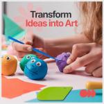 Clay Sculpting Tools, Polymer Clay Tools & Air Dry Clay Accessories, Modeling Clay Kit for Kids & Adults. Pottery Ceramic Tools Sculpting Tool Set with Stylus & Scraper