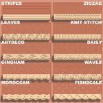 Hokkieam Clay Texture Rollers | 10-Pack Polymer Clay Texture Roller Set for Pottery & Crafting