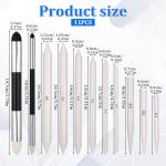 11 Pack Blending Stumps for Drawing, Oil Pastel Blending Tools Blendings Sponge Pens and Sandpaper Pencil Reusable Washable Pencil Sticks for Student Artists Charcoal Graphite Drawing