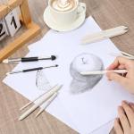 11 Pack Blending Stumps for Drawing, Oil Pastel Blending Tools Blendings Sponge Pens and Sandpaper Pencil Reusable Washable Pencil Sticks for Student Artists Charcoal Graphite Drawing