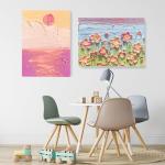 ESRICH Canvas for Painting 12x16, 16 Pack Canvas Boards for Painting Cotton Primed Large Blank Canvases for Kids & Adults, Painting Canvas Panels for Oil, Watercolor, Acrylic Paint, Tempera.