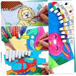 KINSPORY Art Set, 139 Pack Painting Drawing Art Supplies Kit with 2 Sketch Pads, Double Layers Art Crafts, Colored Pencils, Oil Pastels, Watercolor Paints, Aluminum Gift Case for Artists Kids (Pink)