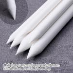 Thinp Blending Stump, 9 Pcs Tortillions Blending Sticks Oil Pastel Blendings Tools with Rub Sponge Pens and Sandpaper Sharpener Oil Pastel Sketch Tool for Charcoal Sketch Drawing