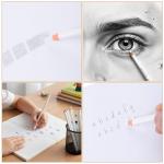 Precision Eraser 10 Pack Drawing Eraser Pens for Artists Perfection Detail Erasers Pen with Sharpener Accurate Force Transmission Erasers Perfect for Sketches and Coloured Illustrations