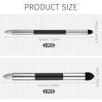 Thinp 4 Pcs Oil Pastel Blending Tools for Drawing, Dual Tip Oil Pastel Sponge Brush Reusable Washable Sketch Rubbing Blending Art Sponges Stumps for Artist Sketch Drawing Lightening & Highlight