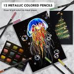 KALOUR 180 Colored Pencil for Artists - Rich Pigment Soft Core - Oil-Based - Ideal for Coloring Drawing Sketching Shading Blending - Vibrant Color（Tin Case）