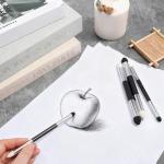 Thinp 4 Pcs Oil Pastel Blending Tools for Drawing, Dual Tip Oil Pastel Sponge Brush Reusable Washable Sketch Rubbing Blending Art Sponges Stumps for Artist Sketch Drawing Lightening & Highlight