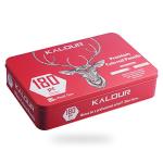 KALOUR 180 Colored Pencil for Artists - Rich Pigment Soft Core - Oil-Based - Ideal for Coloring Drawing Sketching Shading Blending - Vibrant Color（Tin Case）