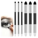 6 PCS Artist Blending Sponge Pen, Double Headed Washable Rubbing Sponge Brush Dual Tip Oil Pastel Blending Tools for Sketching, Drawing, and Highlighting