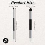 6 PCS Artist Blending Sponge Pen, Double Headed Washable Rubbing Sponge Brush Dual Tip Oil Pastel Blending Tools for Sketching, Drawing, and Highlighting
