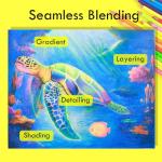 KALOUR PDAS 50 Neon Colored Pencils for Adult Coloring Books, Fluorescent colored Professional Drawing pencils Set Art Supplies Kit for Adults Beginners Artists, Soft Core