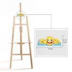 Wooden Easel Stand for Sign and Painting - Adjustable Artist Easel for Adults - Home & Wedding Display, Art Easel with Canvas Holder for Studio, Classroom